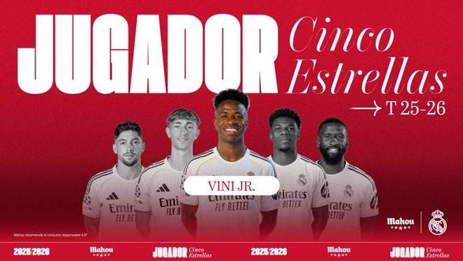 6场4球1助,皇马官方:维尼修斯当选队内3月最佳球员