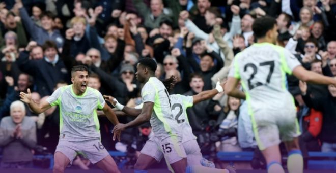 逼到凯塞多都被迫失误!曼城3-0切尔西很轻松,压力给到阿森纳