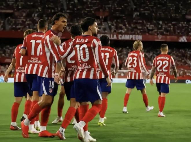 马竞3-1客胜塞维利亚领跑西甲 巴埃纳梅开二度新援闪耀