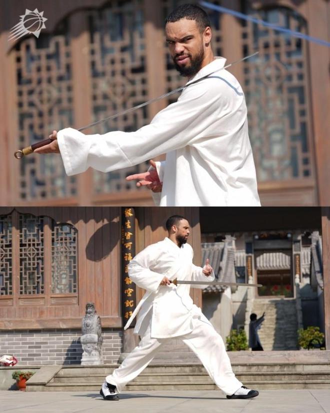 狄龙也来习武了!登武当山学舞剑棍术 新赛季NBA赛场秀新招?